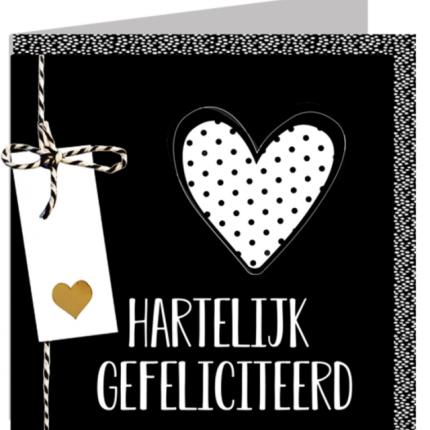HW108 Hartelijk gefeliciteerd
