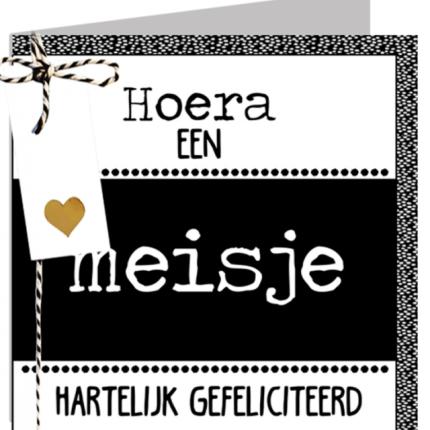 HW132 Hoera een meisje
