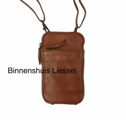 Telefoontasje beardesign Sammy cognac
