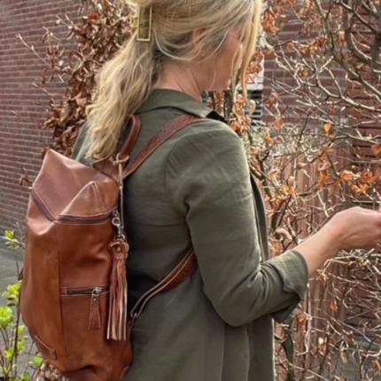 Rugzak Bag2bag Toronto cognac