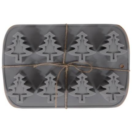 Siliconen bakvorm grijs kerstboom