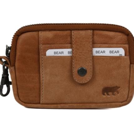 Portemonnee/sleuteletui Beardesign Maise taupe