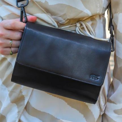 Schoudertas/clutch Beardesign Elly zwart