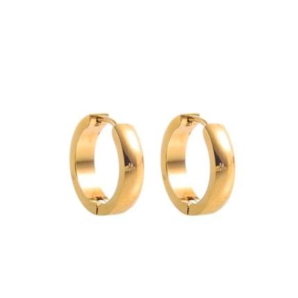 Oorbellen Hoop 18mm goud E7004-2