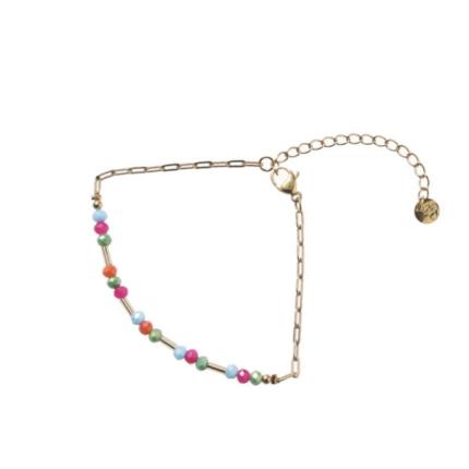 Armband tubes rainbow B5274-2
