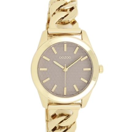 Horloge Oozoo C11420 goud taupe 