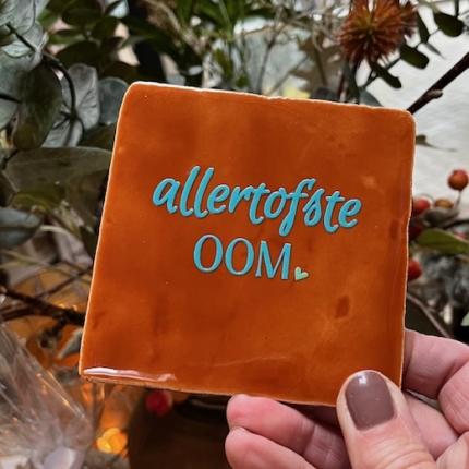 Tegeltje allertofste oom terra lichtblauw