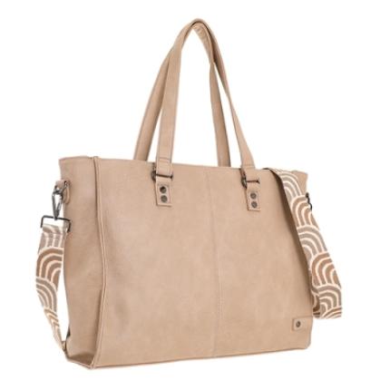 Z. tas Veghel khaki pu leer