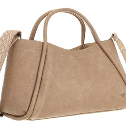 z. Tas Tivoli taupe pu leer