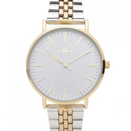 Horloge Ikki MRG04 zilvergoud zilver