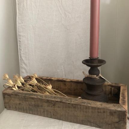 Houten bakje met handgreep